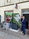 offizeille Inbetriebnahme der digitalen Outdoorstele an der Schorfheide-Info